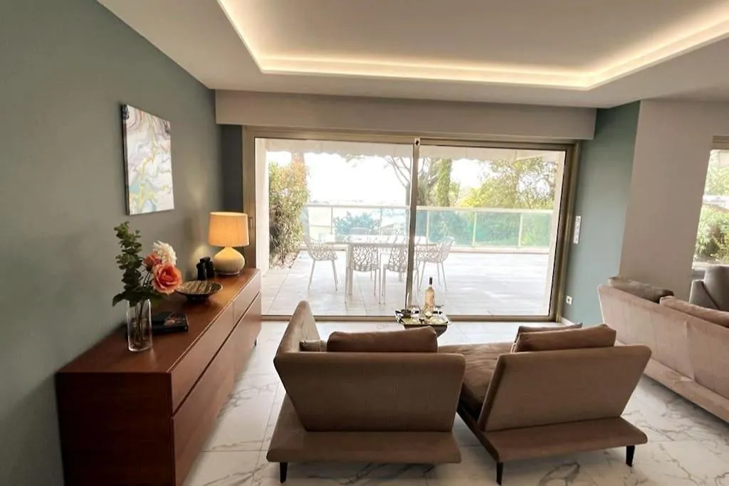 アパート ル·カネAbsolute Calm, Modern, Terrasse, Garden & Poolアパートメント フランス